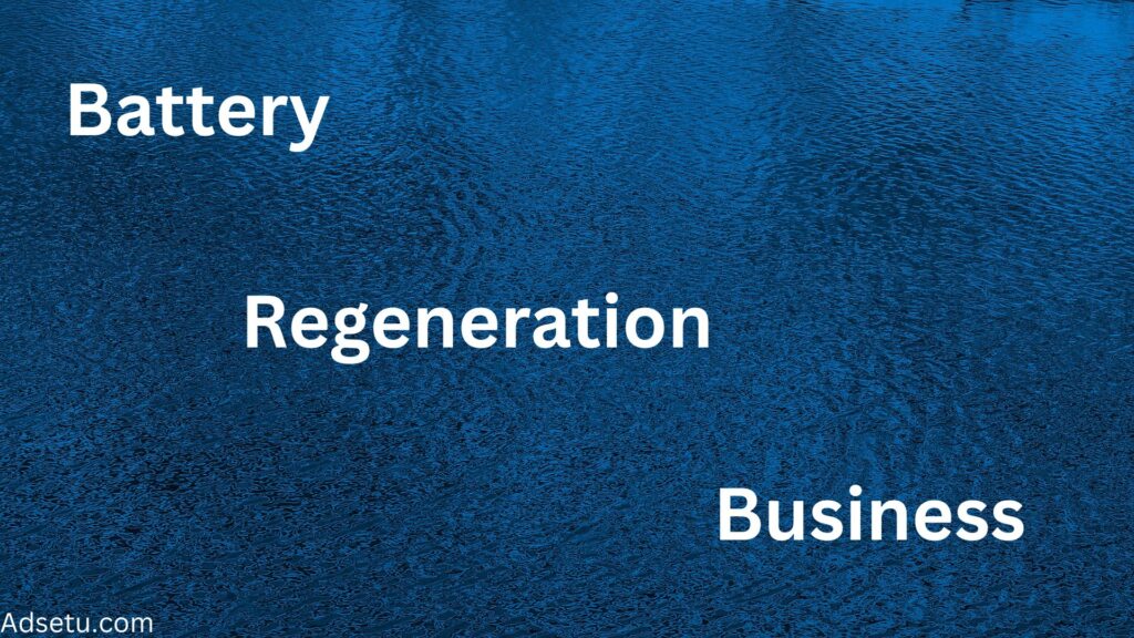 Small business of Battery regeneration.