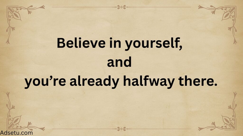 Inspirational quotes.